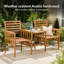 Wooden Love Seat