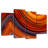 Alvord Orange Fortification Agate