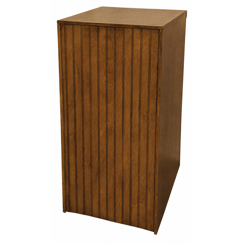 18.25'' Wide 3 -Drawer Solid Wood File Cabinet, European Ash