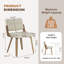 Chaise rembourrée moderne avec structure en bois-225531375