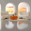 Ensemble de tables basses 62,99 pouces beige en laine d'agneau