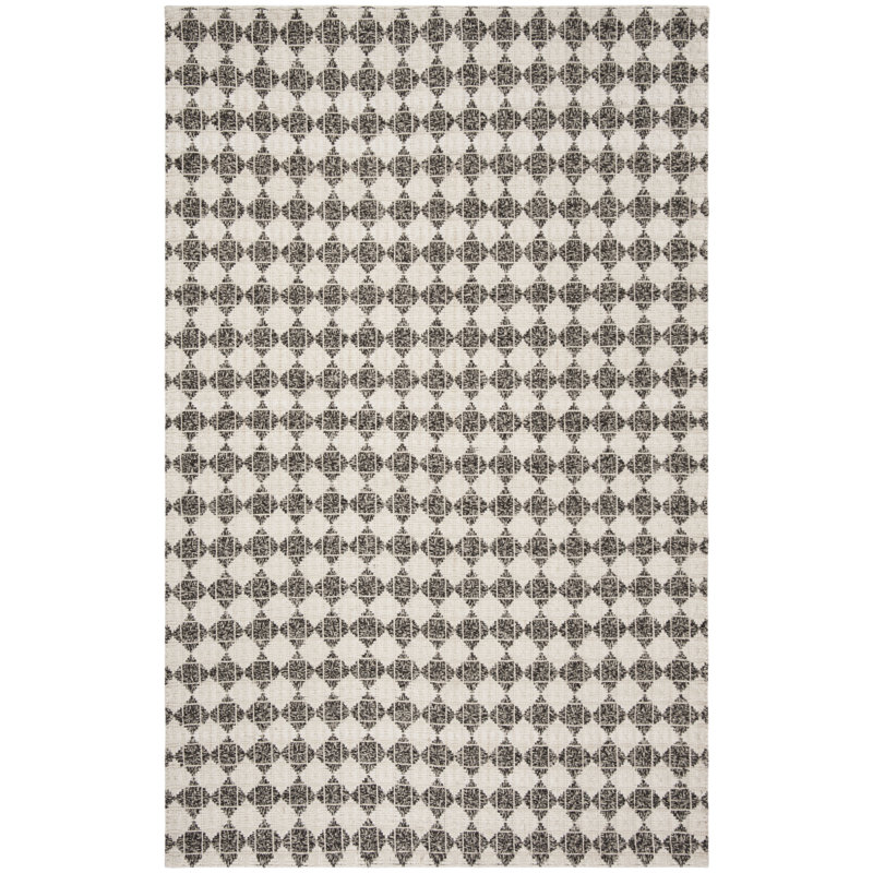 Tapis géométrique tissé à la main Eisner Natura, Rectangle de 5 pi x 8 pi