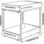 2-Tier Pull-Out Under Sink Organizer, Heavy-Duty Metal Cabinet Drawer Shelf For Bathroom And Kitchen Storage, Multi-Purpose Space Saving Solution