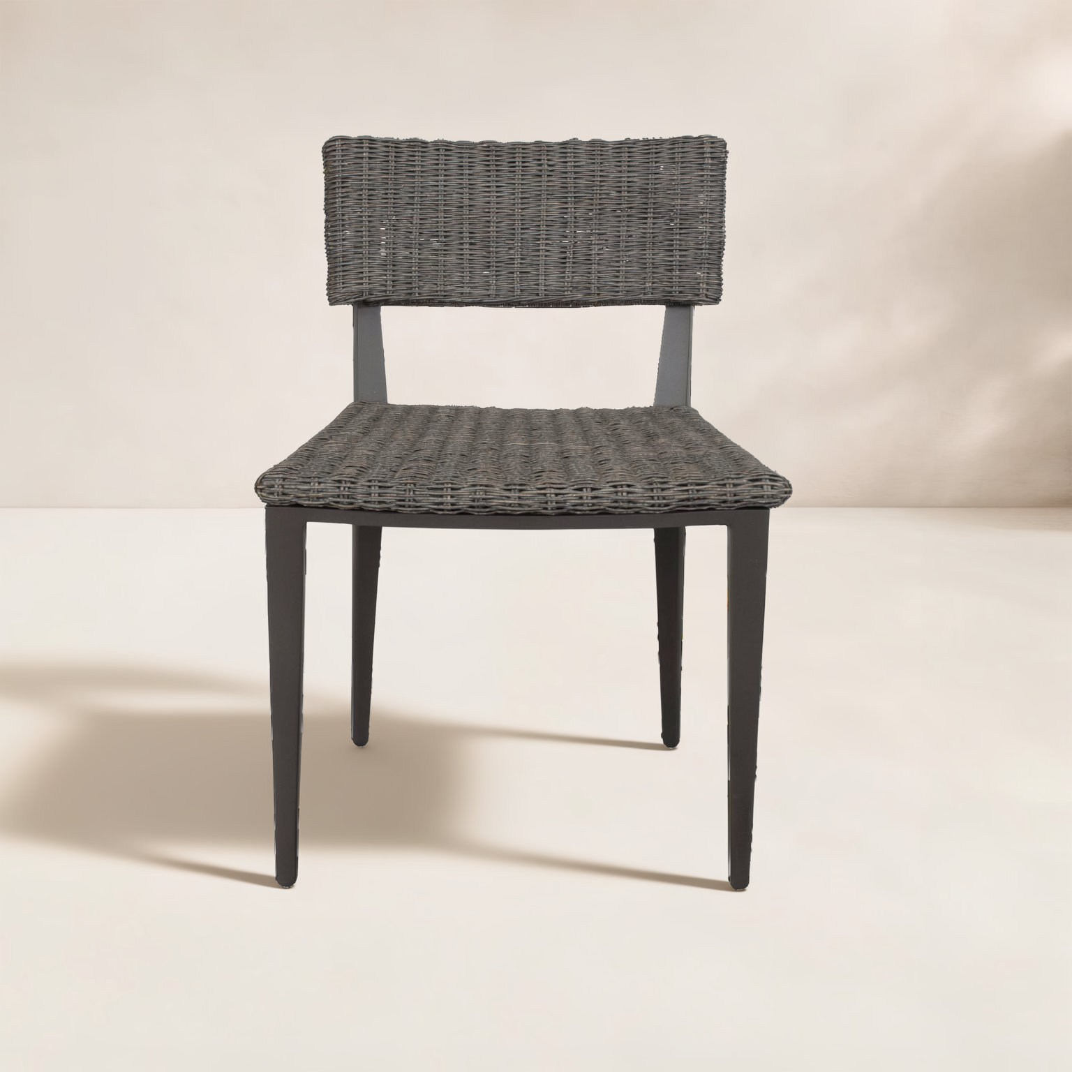 Coleston Outdoor Dining Chair, Black