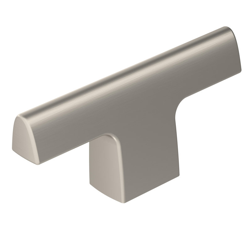 Riva 2 1/2" Length Bar Knob, Satin Nickel