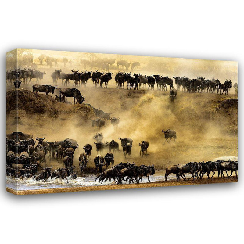 Art sur toile tendue par Millwood Pines, Alf Craid, Husain, titré: Fateful Detour, H 33 po x l 48 po