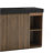 GALAN 48F" Winston Walnut Bathroom Vanity With Sink, Large Storage Freestanding Bathroom Vanity For Modern Bathroom, One-Piece Black Quartz Sink Basin Without Drain And Faucet-1799511074
