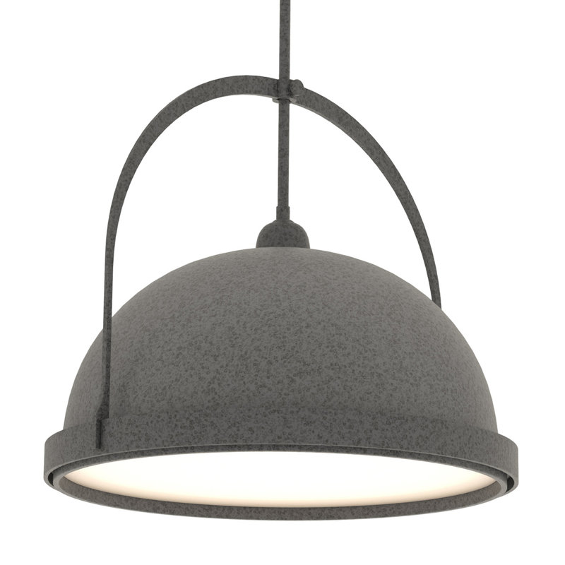 Atlas 1 - Light Single Dome Pendant, Natural Iron, 22.3" - 67.3", Natural Iron