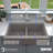 Karran Retrofit Farmhouse Apron Front Quartz Composite 34'' X 21-1/4'' 50/50 Double Bowl Kitchen Sink-35699284