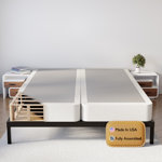 Split Wooden Box Spring / foundation for Mattress Support, Fully Assembled