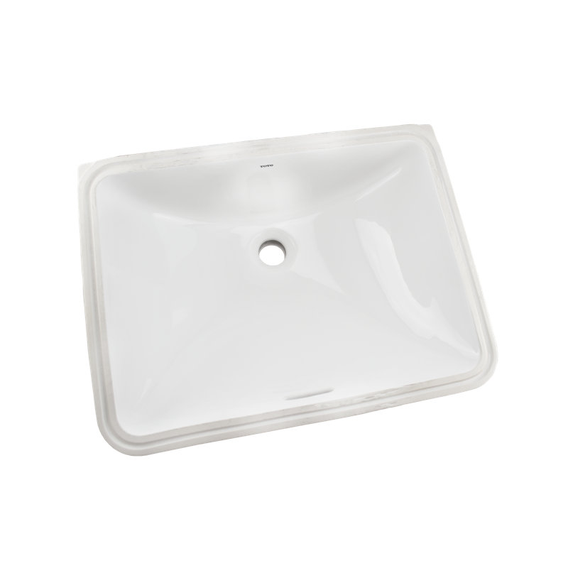 Lavabo de salle de bain rectangulaire encastrable 20 po avec coton blanc TOTO®