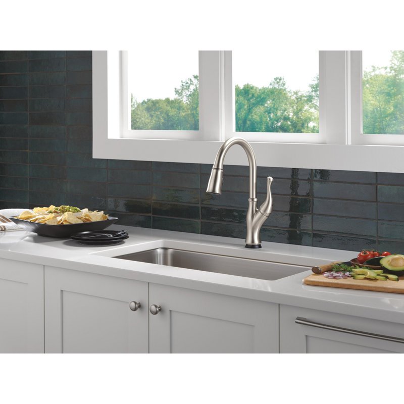 Ophelia Touch2O Kitchen Sink Faucet with Touchless Technology, Spotshield Stainless