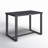Elza Rectangular Metal Outdoor Dining Table