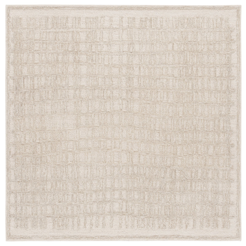 Tapis ivoire / beige Narragansett 219, Carré 6 pi