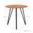 31.5'' Round Metal Base Dining Table-1467855157
