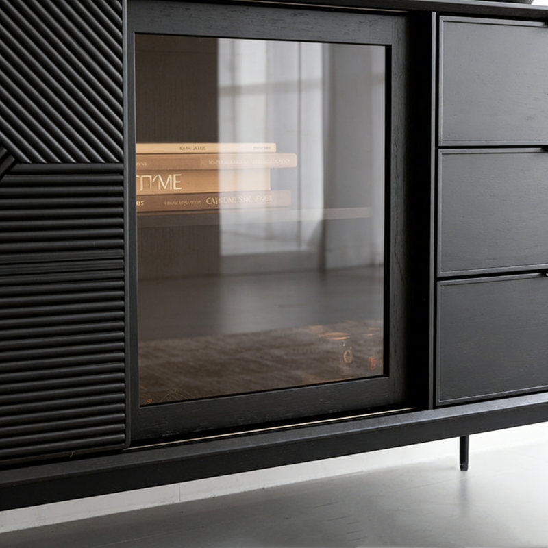 Buffet de style rétro de haute qualité, Black