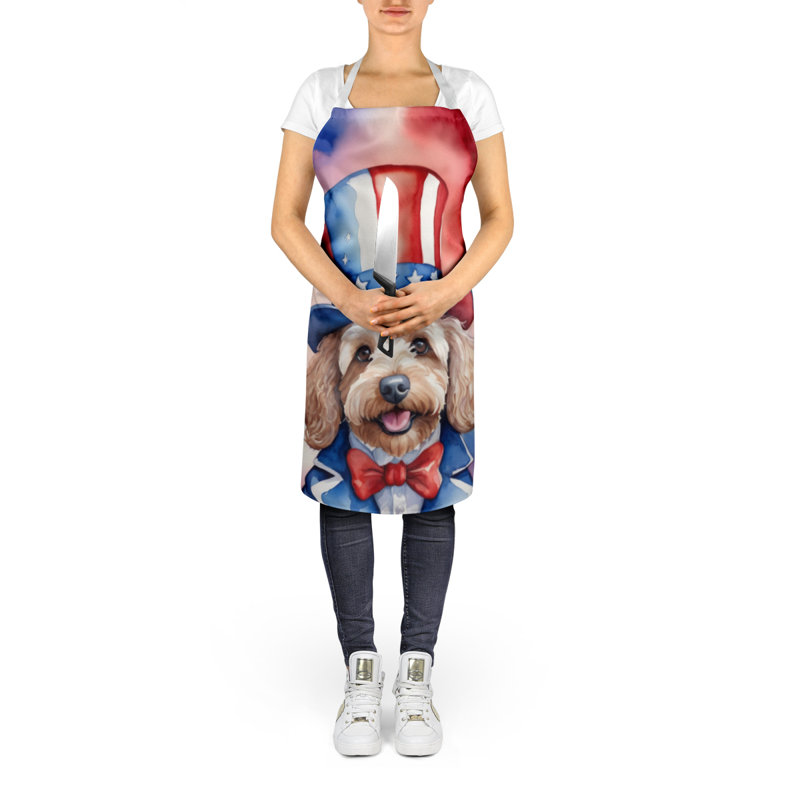 Patriotic American Apron, Cockapoo