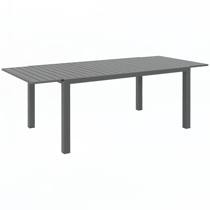 Table de salle à manger extensible Cieren, Gris