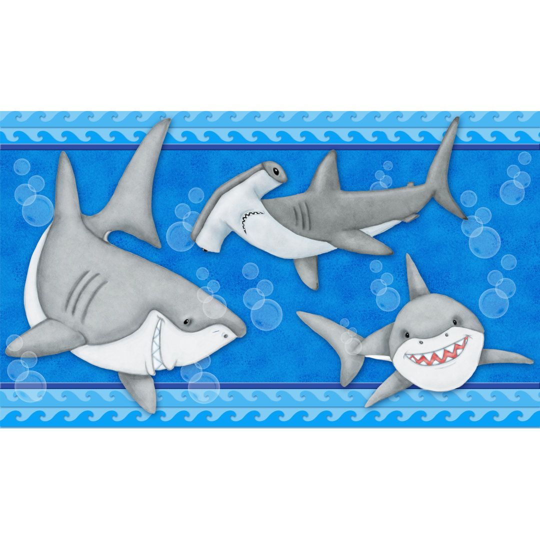 Klimek Fish 'N Sharks Bath Rug Zoomie Kids