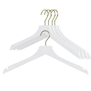 Honey-Can-Do Recycled Plastic Petite Clothing Hangers, 60 Pack, White 