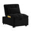 Lit escamotable moderne en velours noir, réglable et confortable pour dormir 4 en 1-904061223-904061221