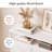 Fabric Dresser for Bedroom with Open Shelves, Tall Dresser with 8 Drawers, Storage Tower, Chest of Drawers for Closet-374108832