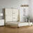 Queen Size White Diamond Bed Frame-78894876-78894864