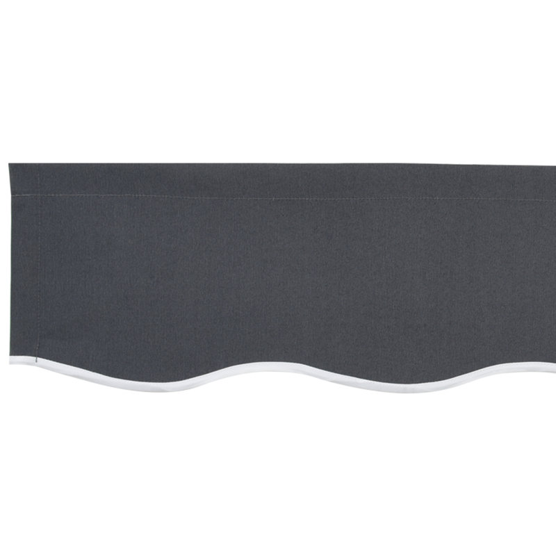  Modern Awning Replacement Fabric, 328 cm W x 193.5 cm D, Anthracite