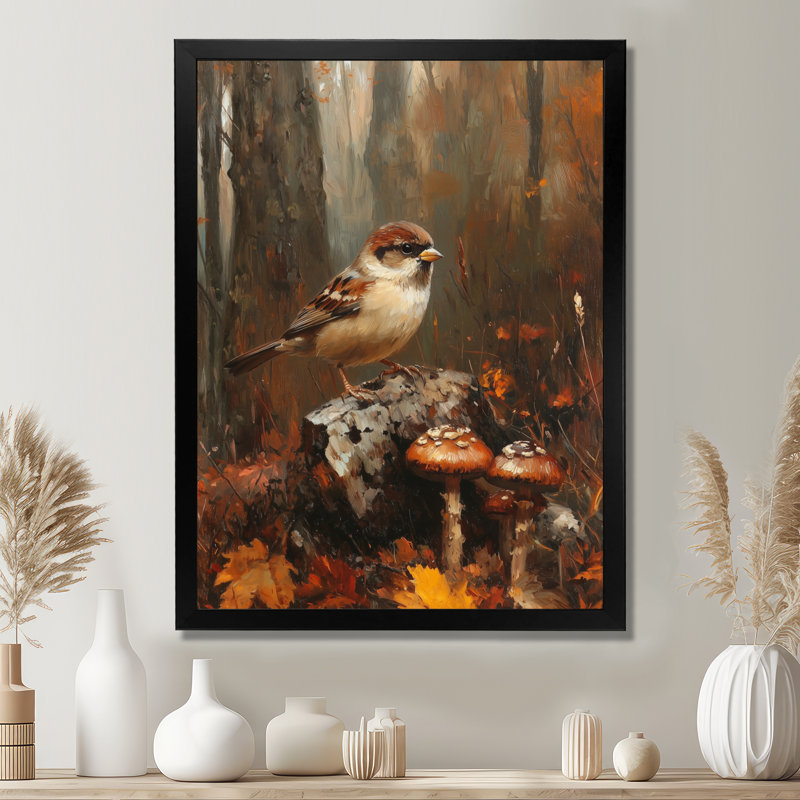 Garrettsville - Animals Canvas Wall Art, H 20 po x l 12 po, Reproduction encadrée sans passe-partout, Noir, noir, noir, noir