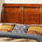 Elegant Oak Full Storage Bed With Style