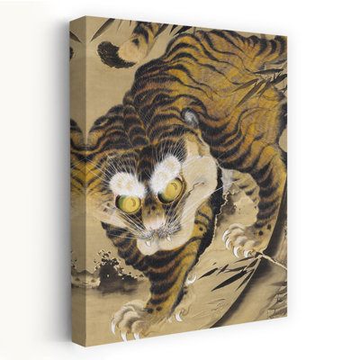 Art contemporain, art contemporain classique, chat, bambou, tigre, faune