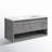 Kasper 40 " W Free Standing Wall Mounted 1 Single Vanity Bathroom Vanity With Porcelain Top-1657459870