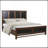 Panel Bed, Two-Tone Finish-1283229209