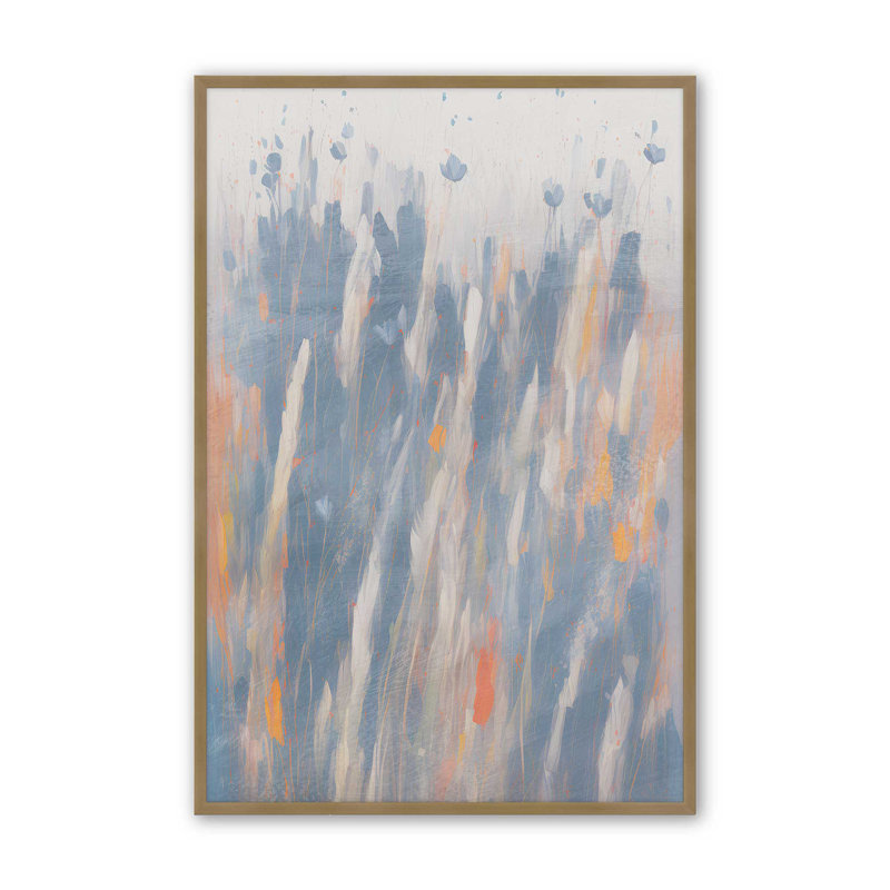 Motif de champs flottants, Or brossé, H 15,25 po x l 12,25 po