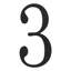 Traditionalist Surface Mount House Number-7025827