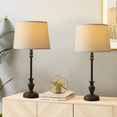 Hudson Classic 3 Pc Lamp Set-2 Table&1 Floor In Bronze Base With Xx Shades