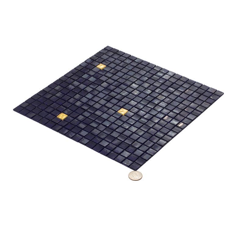 Mingles 0.6" x 0.6" Glass Mosaic Grid Wall & Floor Tile