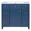 Meuble-lavabo de salle de bain avec comptoir de lavabo, porte à fermeture douce et 3 tiroirs-889604883-889604892