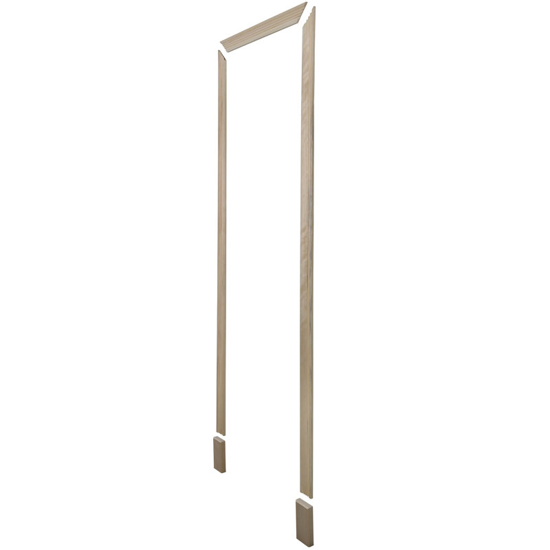 Unfinished Casing Kit, 24" X 82" X 2", White Washed