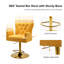 Tabouret de bar pivotant à hauteur réglable Rhett-282007321