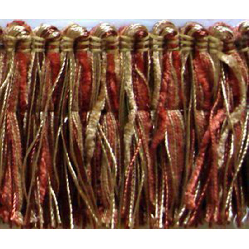 Tissu Carriage House, Rouge / doré