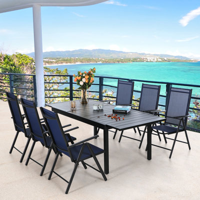Ensemble repas d'extérieur 7 pièces Leonard
