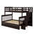 Fashionable Twin-Over-Full Bunk Bed With Trundle-1206371303
