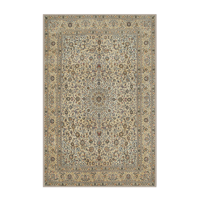 Tapis décoratif beige oriental duppstadt, Rectangle 3 pi x 5 pi