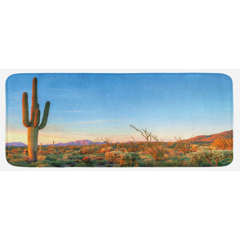 Tapis de cuisine cactus