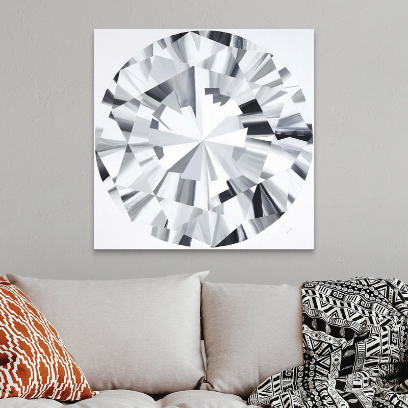 Royal Jewels I - reproduction sur toile, Toile tendue, H 36 po x l 36 po x P 1,25 po