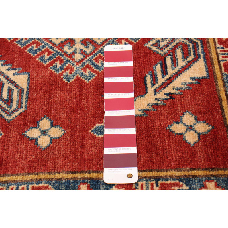 Tapis unique en laine noué à la main 3 pi 9 po x 5 pi 1 po nouvel âge Adenn