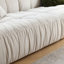 Coussin modulaire blanc 100% polyester 101,57 po-129578959
