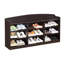 Range-chaussures en bois 18 paires
