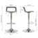 Vahig Swivel Adjustable Height Counter Stool with Metal Frame